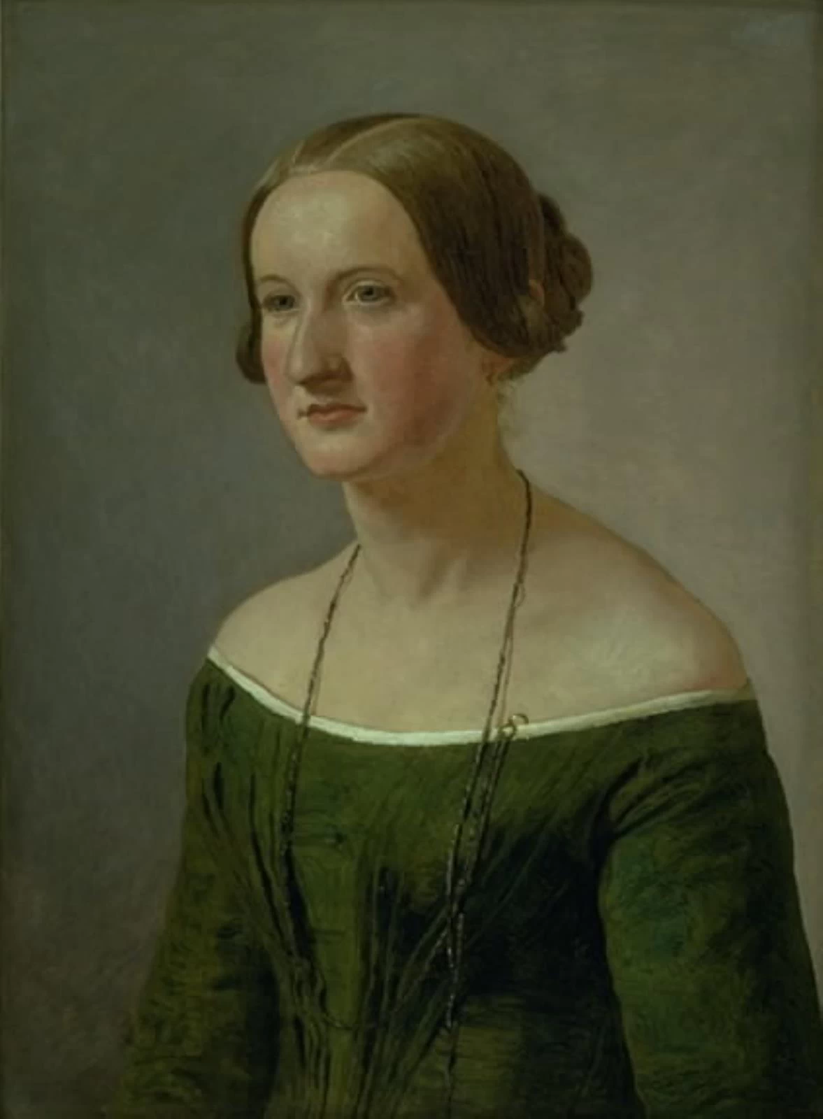 Christen Købke - Ritratto della cugina dell'artista, Petrea Petersen, Statens Museum for Kuns, Copenaghen